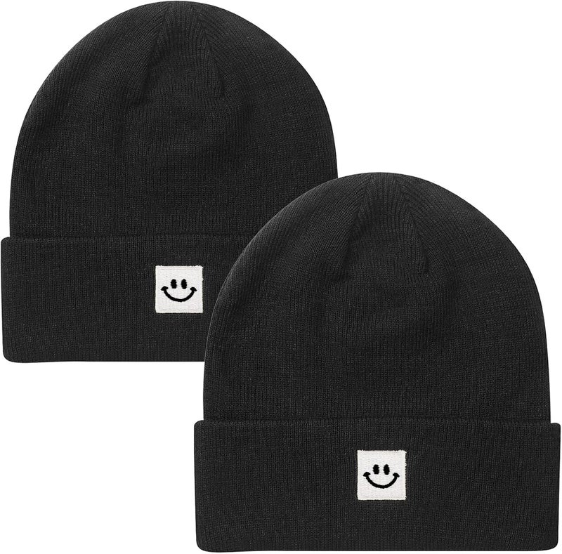 Paladoo Knit Beanie Hat for Men/Women 2Pack - Image 1